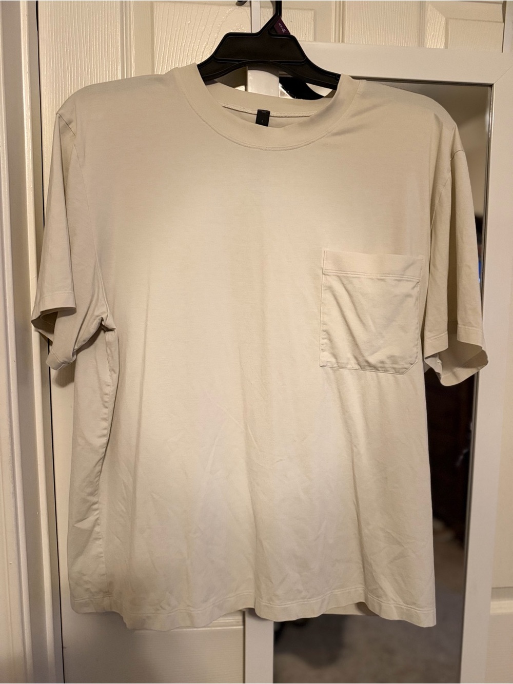 lululemon athletica Short Sleeve Pocket Tee in Light Beige